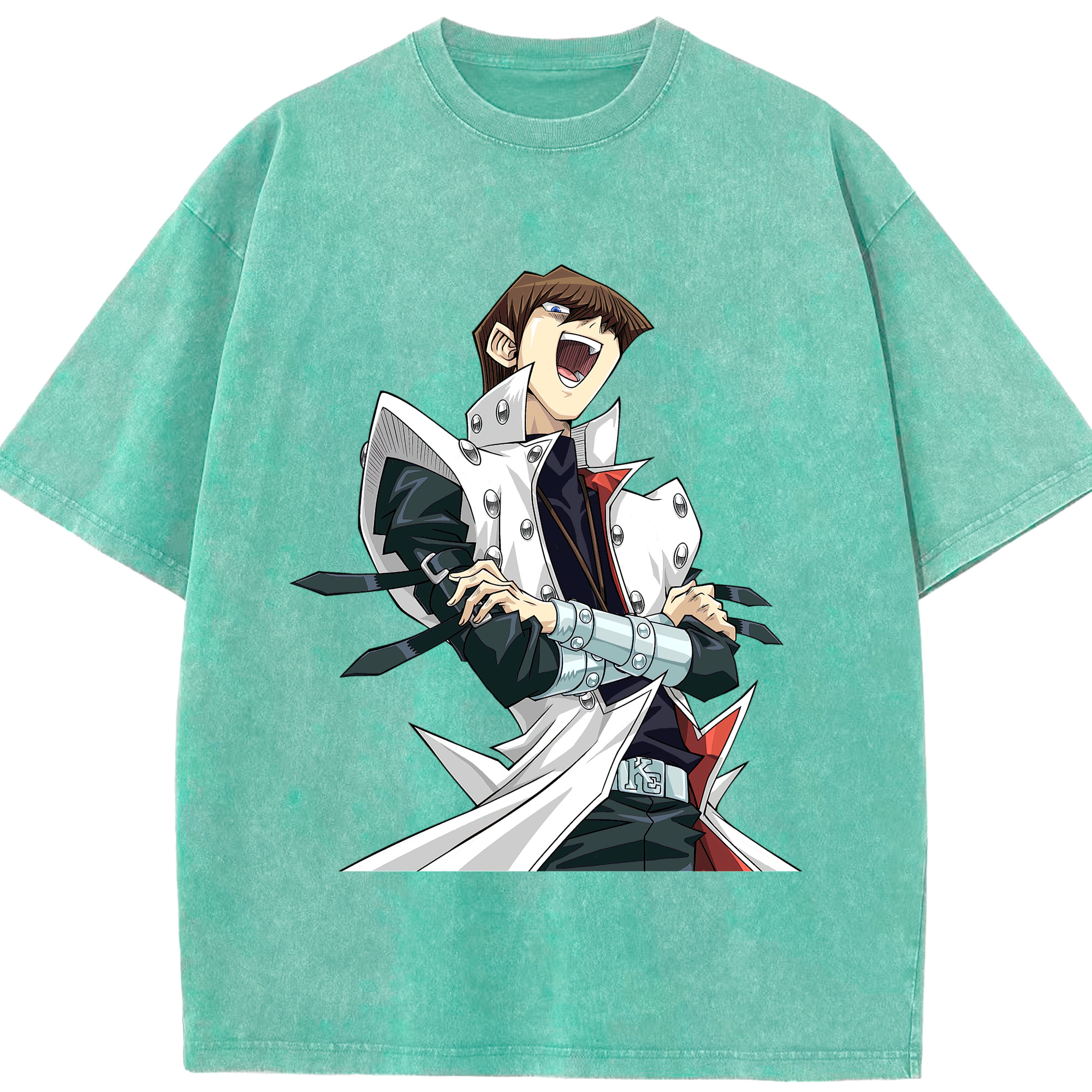 （画像用） 遊☆戯☆王 Yu-Gi-Oh! 綿100% ヴィンテージ風 半袖Tシャツ（フロントプリント）